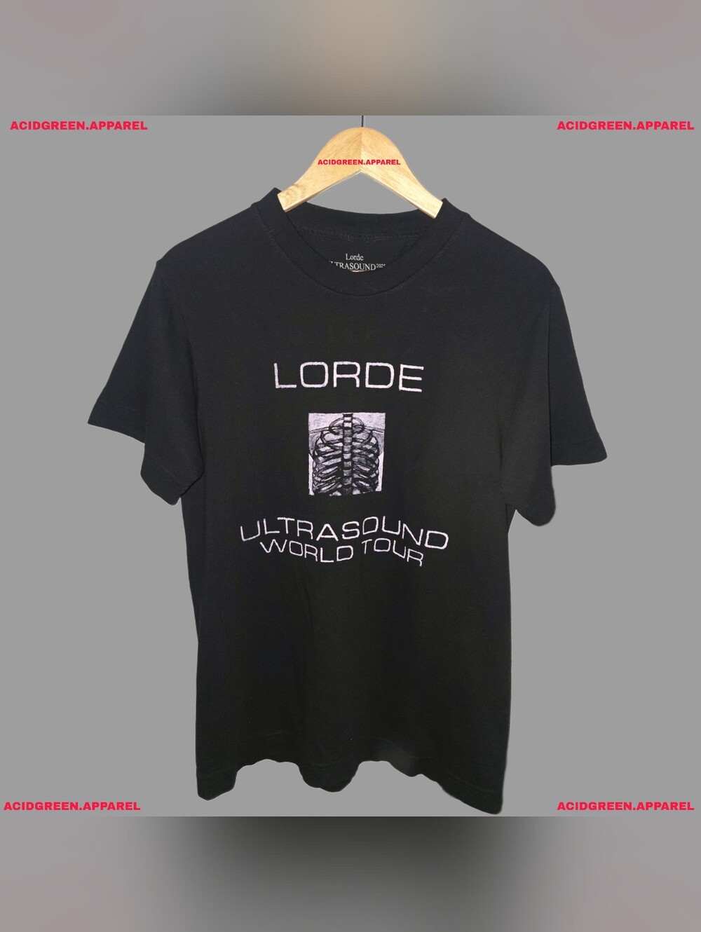 LORDE ULTRASOUND 2025 RIBCAGE DATEBACK TEE (LILAC)